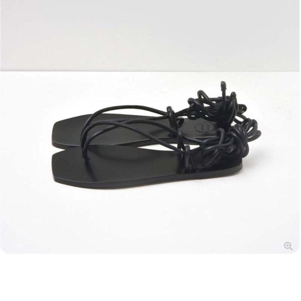 ATP Atelier Alezio Sandals Black Nappa 10